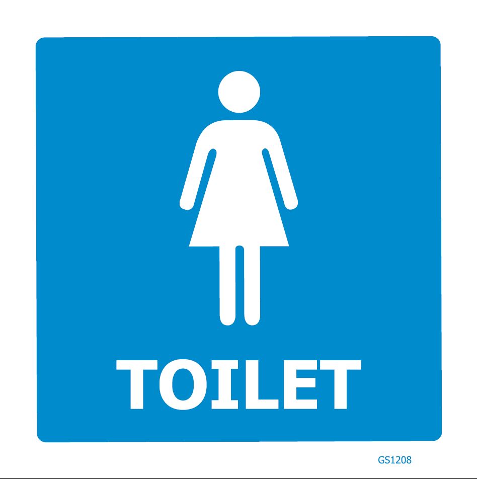 Sg Female Toilet Sign - Amare Safety | Safety Boots, Equipment ...