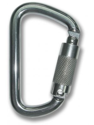 Carabiner Triple Locking Stainless Steel - Amare Safety | Safety Boots ...