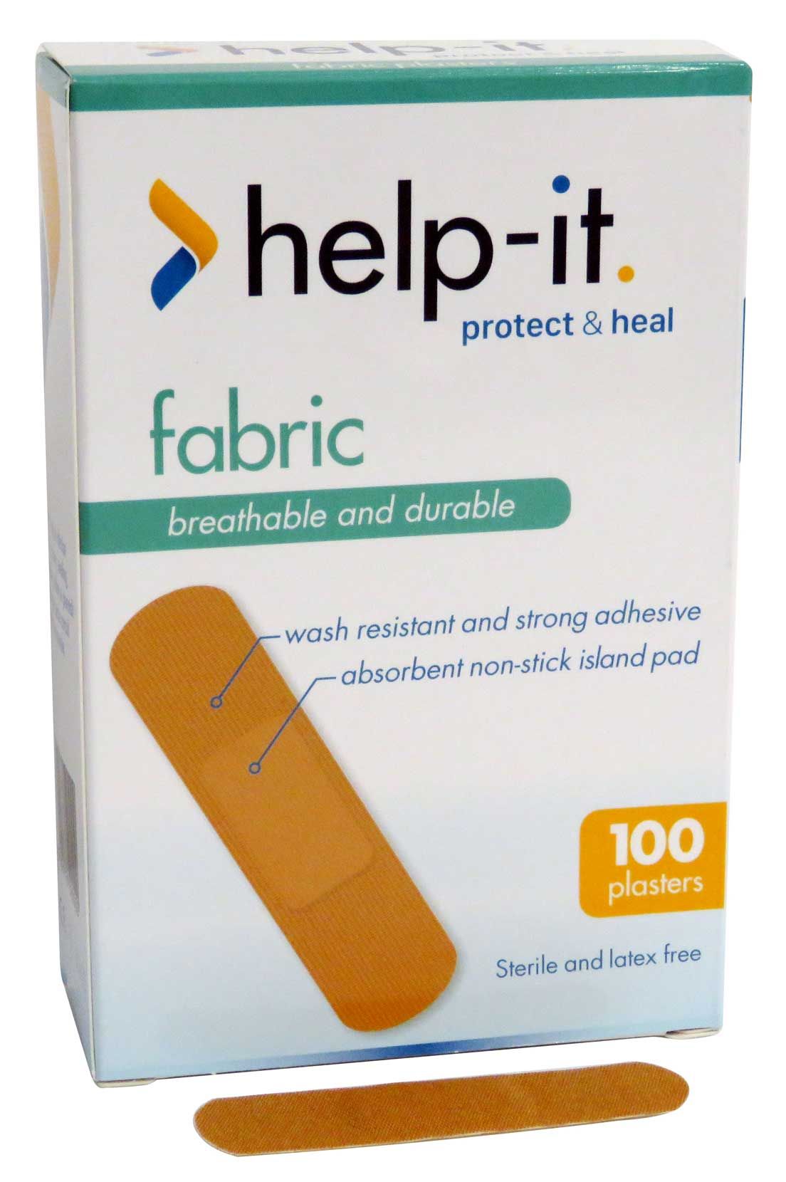 First Aid Qsi Help-It Fabric Regular Plasters - Box Of 100 | Amare ...